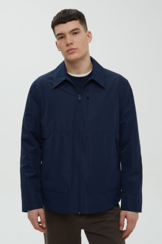 Ветровка с отложным воротником прямого кроя