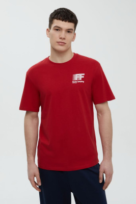 Футболка из хлопка с принтом