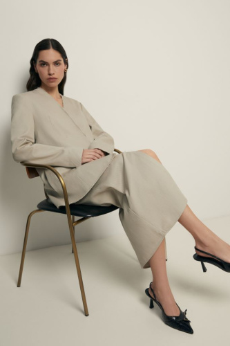 Юбка миди прямого кроя