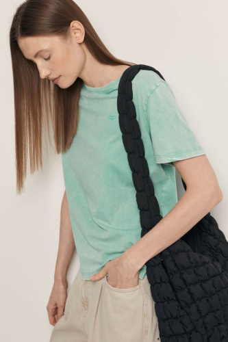 Футболка свободного силуэта с принтом