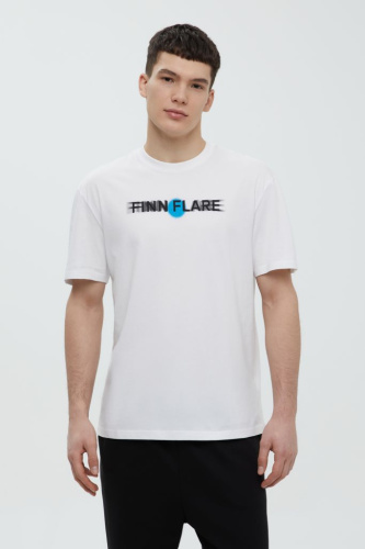 Футболка из хлопка с принтом