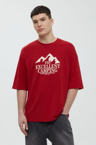 Футболка из хлопка с принтом