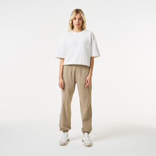 Женские брюки-джоггеры Lacosteс логотипом