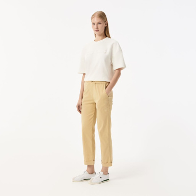 Женские брюки Lacoste Regular Fit с регулируемым поясом