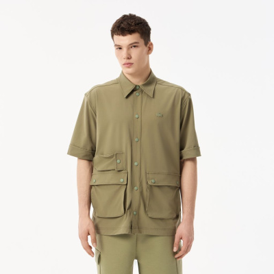 Мужская рубашка Lacoste с коротким рукавом и тремя карманами