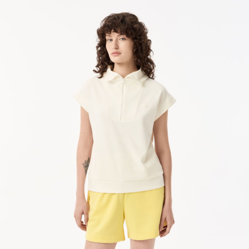 Женская толстовка Lacoste с высоким воротом на молнии без рукавов