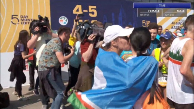 Сардана Трофимова стала чемпионкой России по марафону / Иван Евсеев   