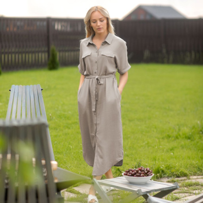 Платье Lino, серое