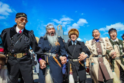 В Якутске станцевали осуохай Победы / Ольга Старостина Якутск Якутск Республика Саха (Якутия)