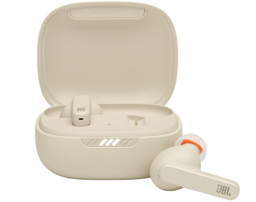 Bluetooth-гарнитура JBL LIVE Pro+, бежевая