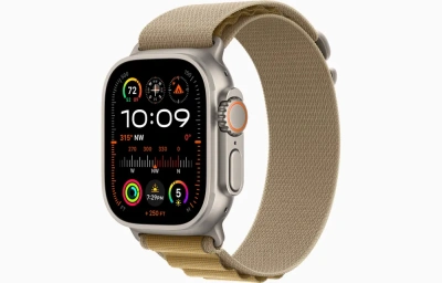 Смарт-часы Apple Watch Ultra 2 (2024) 49mm Natural Titanium Case with Tan Alpine Loop (S)
