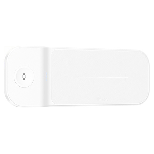 Беспроводное зарядное устройство Hoco CQ6 3 в1 Wireless Fast Charger 15W для смартфона/Samsung Watch/наушников (черный)
