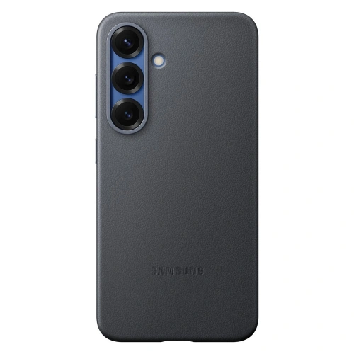 Чехол-накладка Kindsuit Case MagSafe для Samsung S25 искусственная кожа (черный)