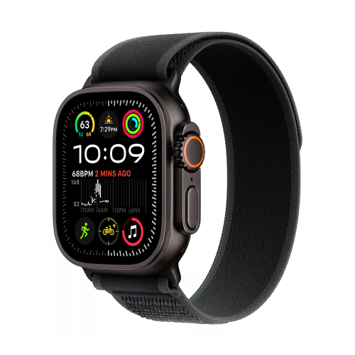 Смарт-часы Apple Watch Ultra 2 (2024) 49mm Black Titanium Case with Black Trail Loop (S/M)