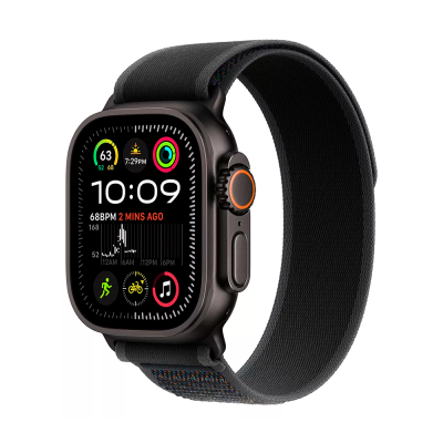 Смарт-часы Apple Watch Ultra 2 (2024) 49mm Black Titanium Case with Black Trail Loop (S/M)