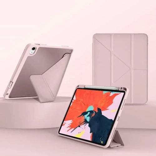 Чехол-книжка WIWU Defender Protective Case для Apple iPad Air 10.9/Air 11 (полиуретан с подставкой) (розовый)