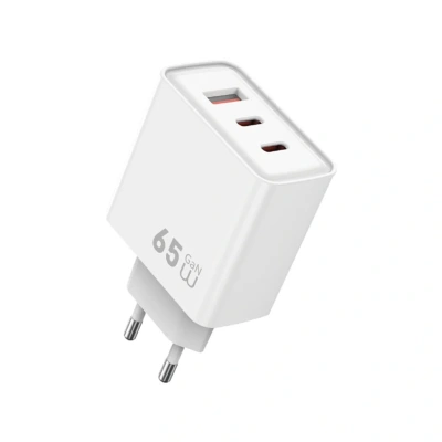 Сетевое зарядное устройство WIWU Essen 65W USB/2xUSB-C (Wi-G005) (белый)