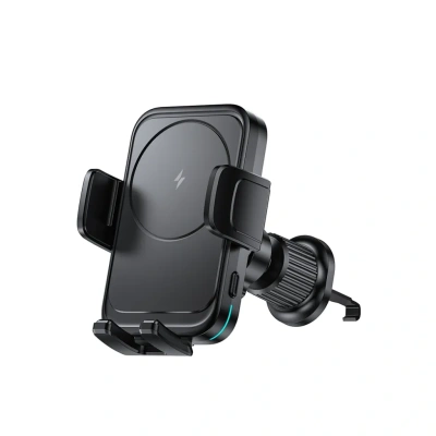 Автомобильный держатель Wiwu CH-321 Almighty Series 15W в воздуховод для смартфона (Black)