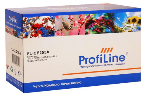 Картридж ProfiLine PL-CE255A/724  для принтеров HP LJ P3010/3015d/3015dn/3015n/3015x/3016/MFP M525/Canon LBP6750dn/6780x 6000 копий ProfiLine