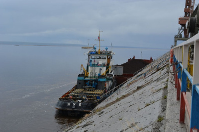 Навигацию в Хангаласском улусе открыл теплоход «Жуя» / ЯСИА  Хангаласский Республика Саха (Якутия)