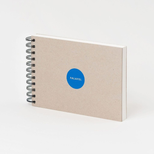 Скетчбук для акварели FALAFEL BOOKS А5 S5 Grey Aquar, 200 гр, 50 л