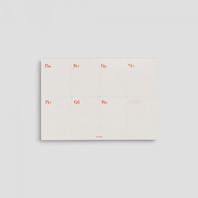 Настольный планировщик FALAFEL BOOKS А4 Heart buttons