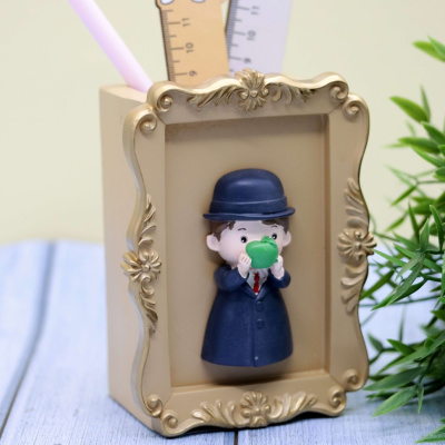 Подставка для канцелярских принадлежностей "Black suit", black