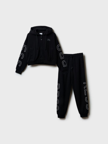 Комплект трикотажный для девочек: толстовка, брюки