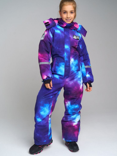 Зимний комбинезон из мембранной ткани для девочки
