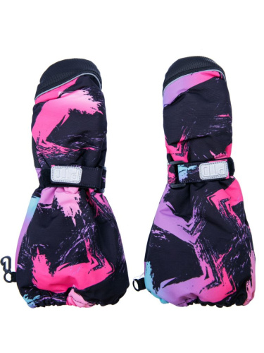 Варежки текстильные для девочек