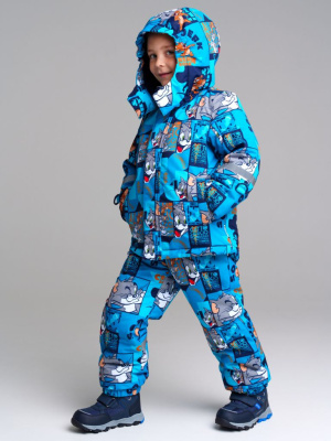 Комплект текстильный с полиуретановым покрытием для мальчиков: куртка, полукомбинезон