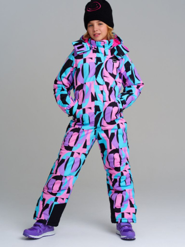 Комбинезон текстильный с полиуретановым покрытием для девочек