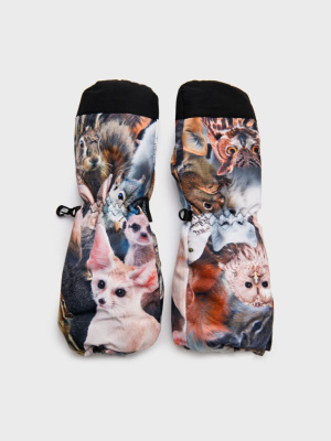 Краги текстильные для девочек