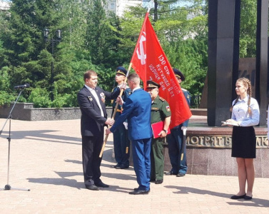 Мирнинский район принял эстафету «Знамя Победы» / ЯСИА  Мирнинский Республика Саха (Якутия)