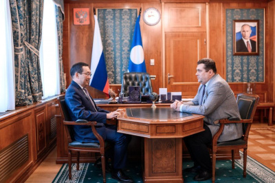 Айсен Николаев встретился с председателем Союза журналистов России Владимиром Соловьевым / ЯСИА   