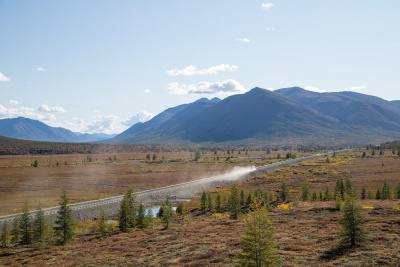 Узкие места на трассе «Колыма» расширят в ходе реконструкции и капремонта / ЯСИА   