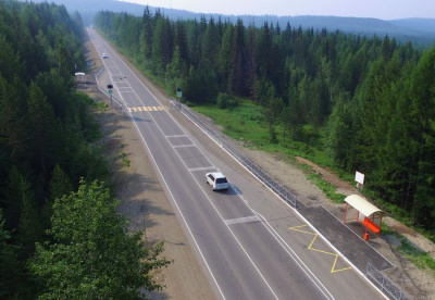 Шумовая разметка на трассе «Лена»: Новые технологии для безопасности дорожного движения / ЯСИА  Алданский 