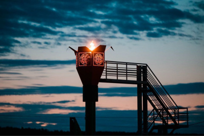 Дмитрий Горохов о путешествии огня Игр народов по республике / Георгий Татаринов   