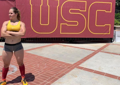 Сардаана Осипова стала первой в мас-рестлинге на чемпионате в Лос-Анджелесе / Вероника Аммосова   