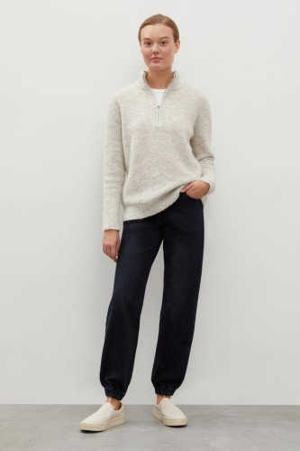 Утепленные джинсы loose fit женские