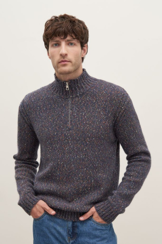 Джемпер прямого силуэта с шерстью