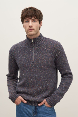 Джемпер прямого силуэта с шерстью