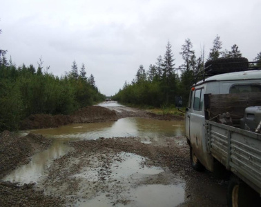 Временно приостановлено движение автотранспорта на дороге «Оймякон» / ЯСИА  Оймяконский Республика Саха (Якутия)