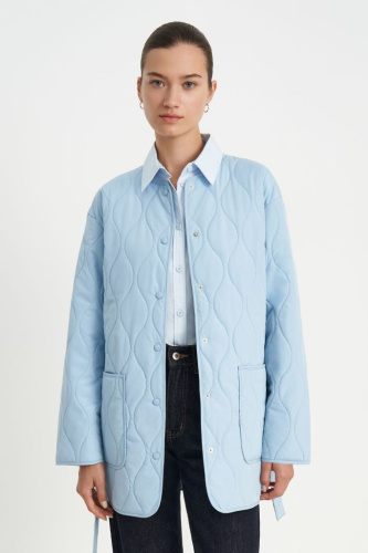 Куртка утепленная с поясом