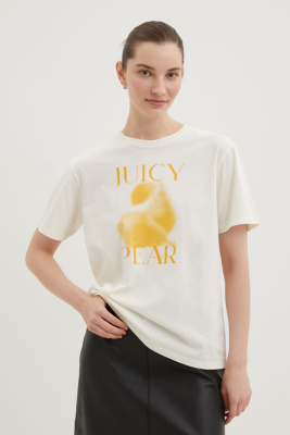 Футболка из хлопка с принтом