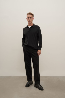 Брюки прямого кроя из хлопка