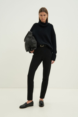 Брюки из хлопка на средней посадке