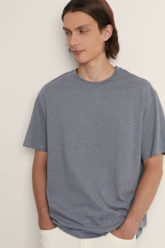 Футболка свободного силуэта в полоску