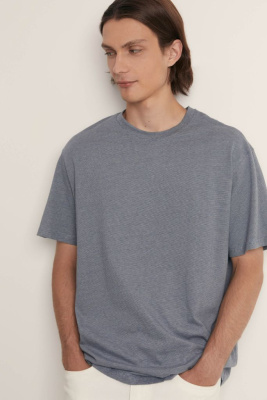 Футболка свободного силуэта в полоску