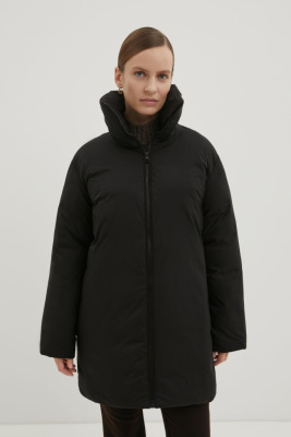 Полупальто с воротником-стойкой